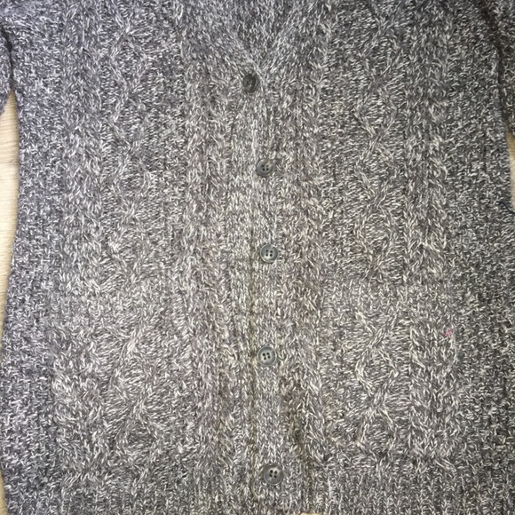 Grey Knitted Cardigan - Picture 2 of 3